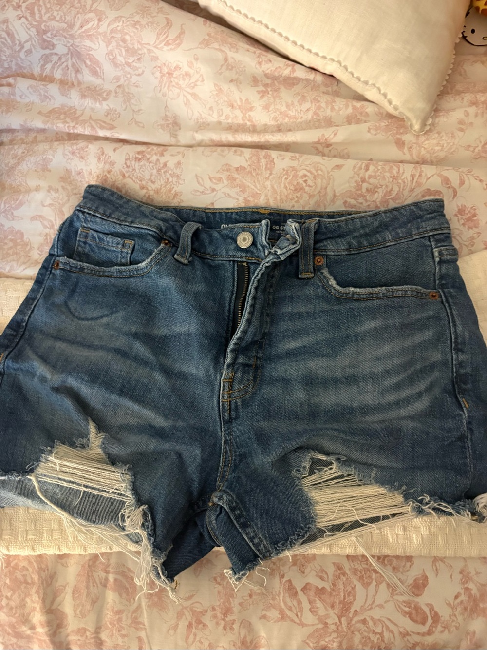 Old Navy Denim Distressed Women's Shorts - Blue